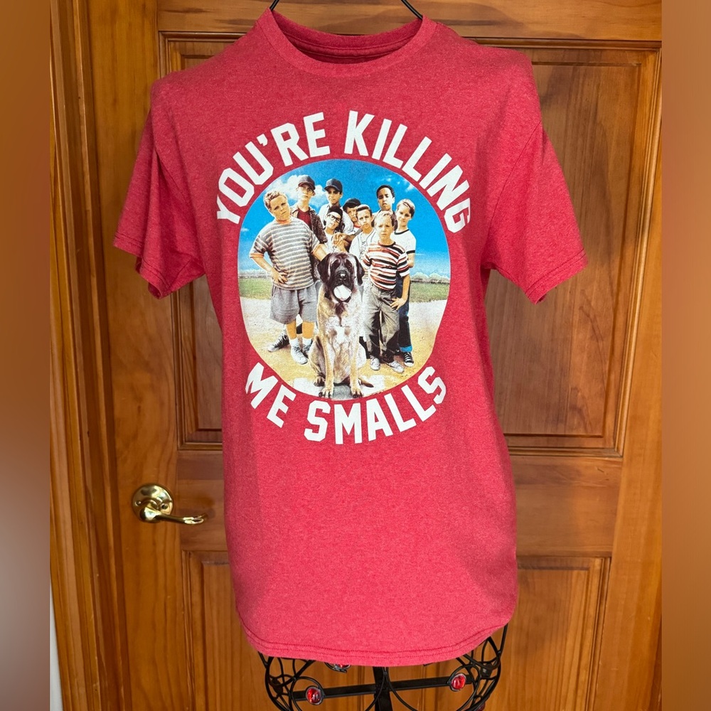 The Sandlot You're Killing Me Smalls T-Shirt, Pale Red, Medium